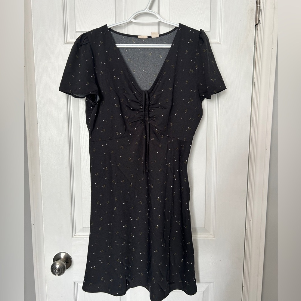 Levi's Black Floral Mini Dress